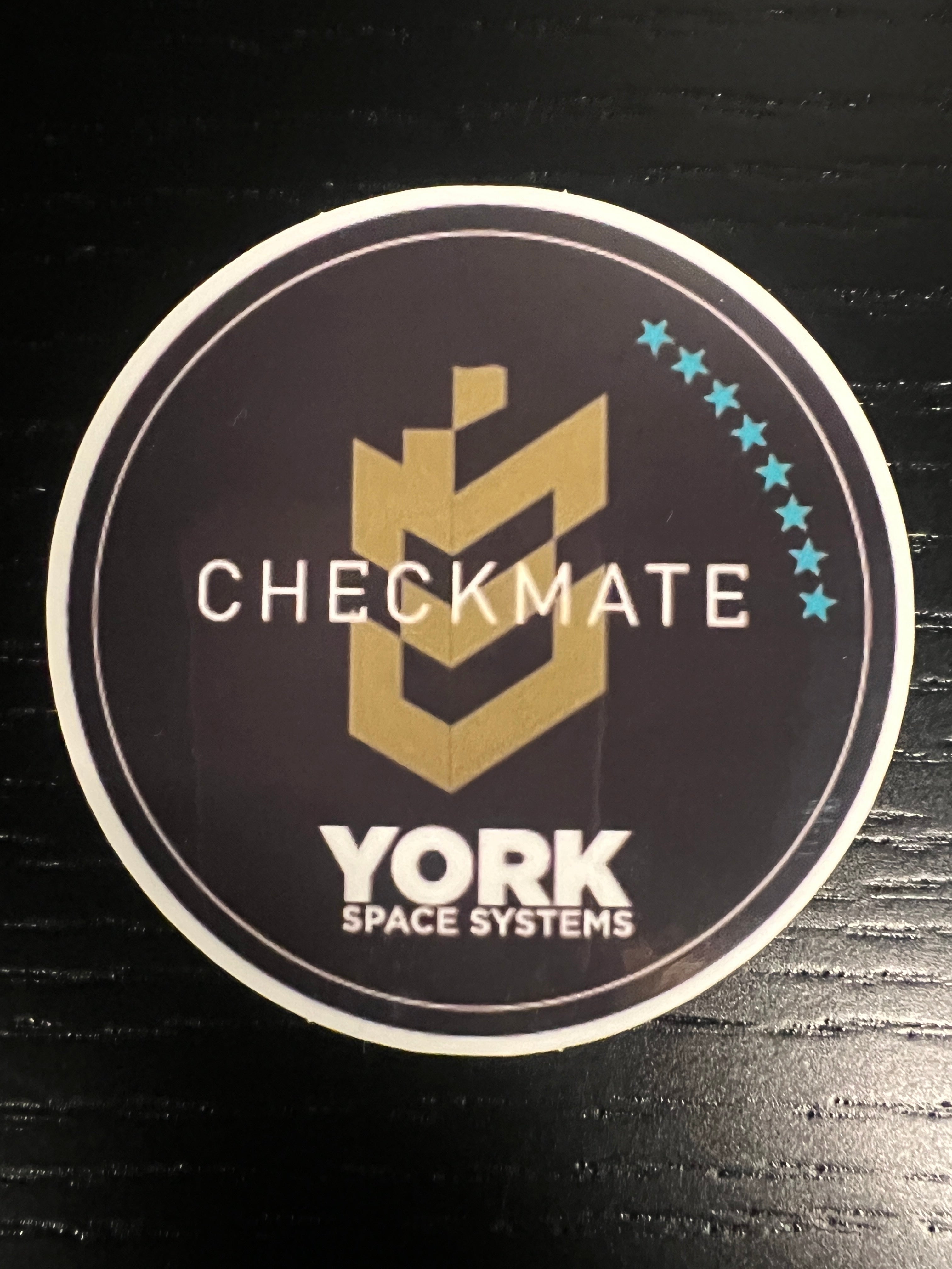 Checkmate Sticker – York Space Systems Store