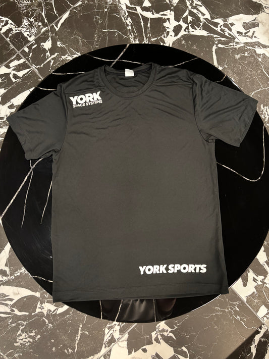 York Sports Tee - Black Synthetic